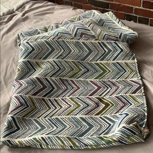 3 Multi Colored Pillow Covers
